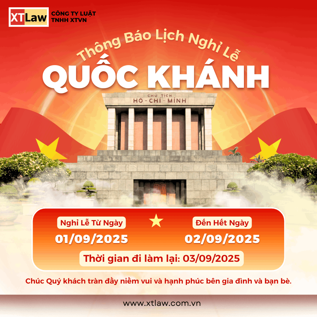 THÔNG BÁO LỊCH NGHỈ LỄ QUỐC KHÁNH 02/9