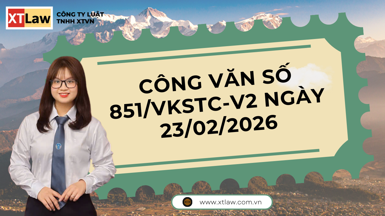 CÔNG VĂN SỐ 851/VKSTC-V2 NGÀY 23/02/2026