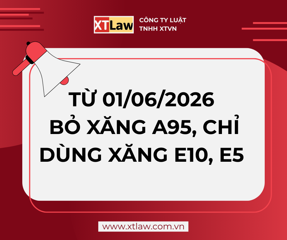 TỪ 01/06/2026 BỎ XĂNG A95, CHỈ DÙNG XĂNG E10, E5