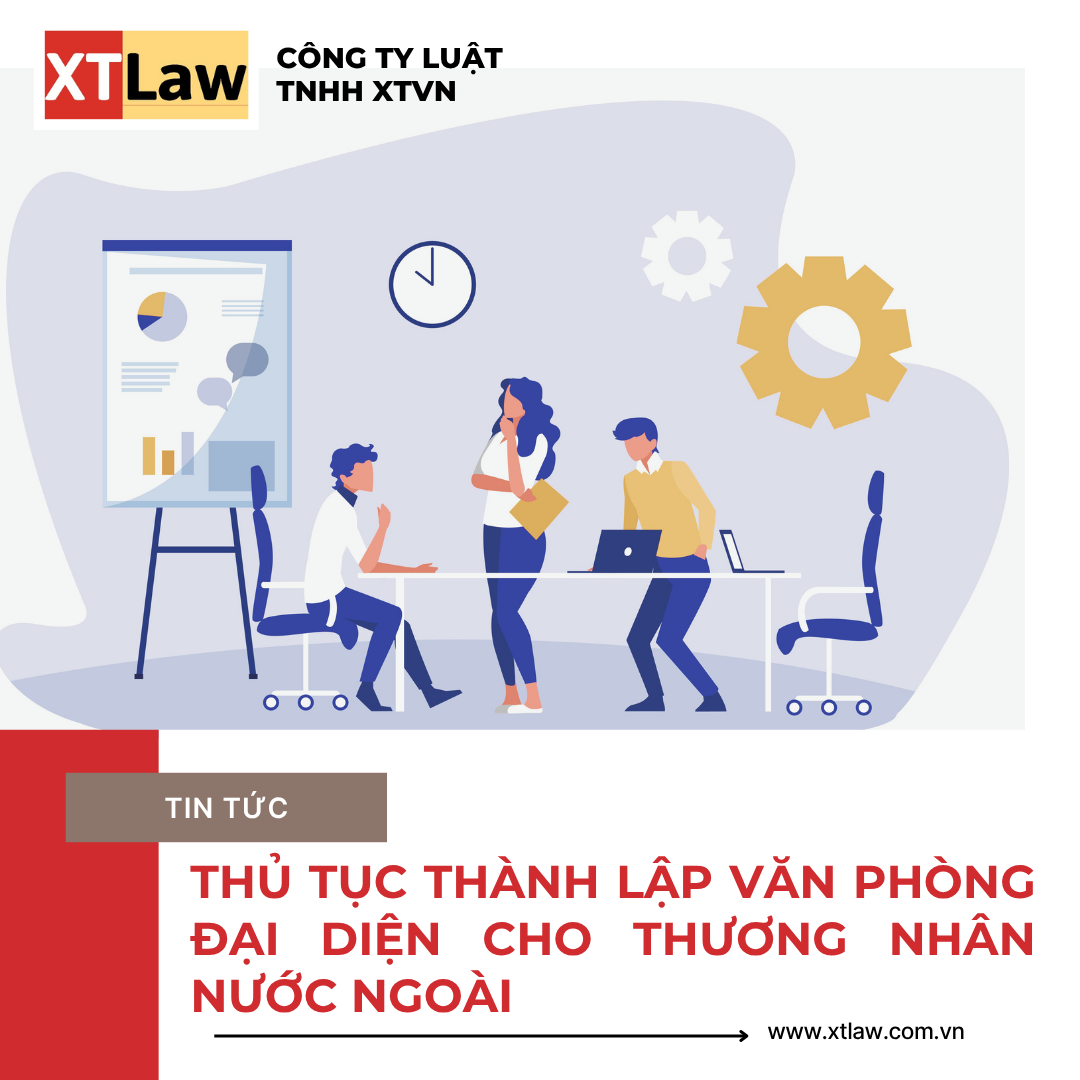 THỦ TỤC THÀNH LẬP VĂN PHÒNG ĐẠI DIỆN CHO THƯƠNG NHÂN NƯỚC NGOÀI